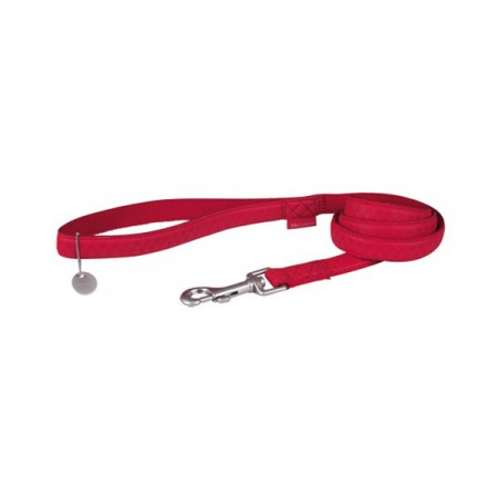 Laisse simple Mc Leather rouge